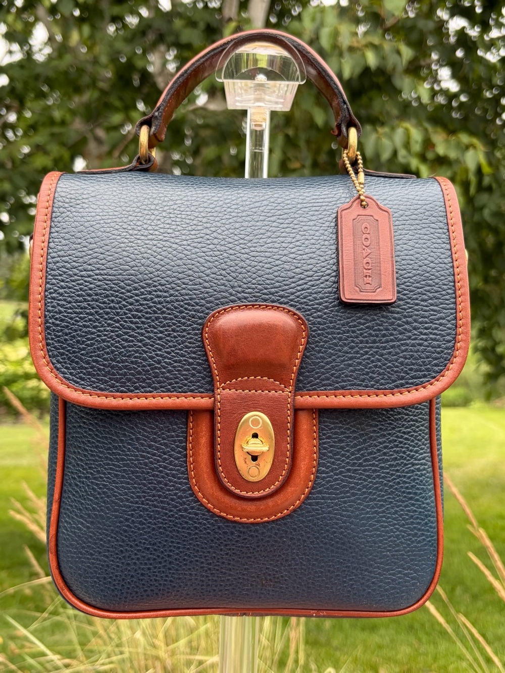 Vintage COACH Sheridan Collection Elliot Top Handle Shoulder Bag 4235 - Picture 5 of 17
